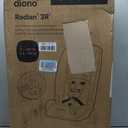 Diono Radian 3R, 3-in-1 Convertible Car Seat, Rear Facing & Forward Facing, 10 Years 1 Car Seat, Slim Fit 3 Across, Jet Black