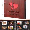 Our First Year Scrapbook, 1-Year Down Photo Album for Couples Handmade DIY Memory Notebook Family Photo Album for Couples Husband Wife Memory Book (One Year Down)