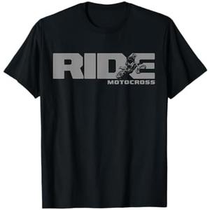 Ride Dirt Bike Motocross Apparel - Motocross Dirt Bike T-Shirt  L