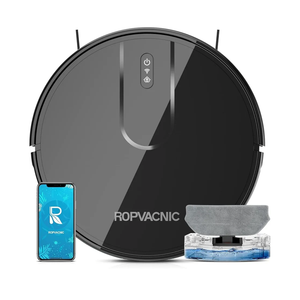 ROPVACNIC Robot Vacuum Cleaner Robot Vacuum and Mop Combo with 4000Pa Suction, Personalized Cleaning Adjustments, Self-Charging Robotic Vacuum Cleaner, Advanced Obstacle Avoidance