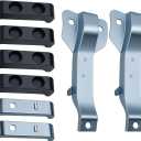 4 Core Heavy Duty Radiator Bracket Kit Fits for All 1967-1972 Chevy and GMC 1/2 Ton to 1 Ton Pickups Compatible with 1099ZB 1099ZC