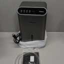 Dehumidifier for Basement (85 OZ, 800 sq ft) Quiet Dehumidifiers for Home, Auto Shut-Off, Sleep Mode, 3 Gear Timer(8H,16H,24H), Small Dehumidifier for Bedroom, Bathroom with Drain Hose (Black Gray)