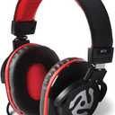 Numark HF175 - DJ Headphones with Closed Back Over Ear Design, 40mm Drivers, Comfortable Ear Pads for Mixing and DJ Monitoring, 3m Cable Included , Black