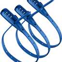 Refrigerator Lock, Upgraded 3 Digit Fridge Lock for French-door Refrigerators, Suitable for Cabinets, Kids' Bikes, Helmets, Gates Easy to Set and Use 3-Pack,Blue