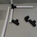 Aoneky 1 3/8'' Slant Roof Corner Canopy Fitting Couplers Kit - Frame Carport Connectors for 4 6 8 10 Leg (6 Leg Kits)
