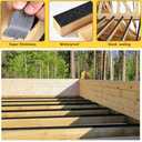 Hanotic Joist Tape for Decking 2" x 50', 1 Rolls Weatherproof Butyl Sealant Tape - Waterproof and Anti-Corrosion for Extend Deck Life for Wood Joists Beams Roof Rv 2 Pcs