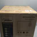 Midea MERM17B0ABB 1.7 Cu Ft Mini Fridge, Compact Refrigerator with Adjustable Thermostat, Reversible Door, Low Noise, Energy Efficient, Ideal for Dorm, Office, Bedroom, Black