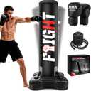 Standing Punching Bag for Adults, Upgrated Base Boxing Bag with Stand Kicking Bag with MMA Gloves and Pump, 0.7mm Thickening Material Heavy Bag for Home Gym Workout Muay Thai Fitness