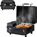 Z GRILLS 200A Table Top Wood Pellet Grill, Pellet Smoker with PID V2.1 Controller, Meat Probes, 202 sq.in Cooking Area, Fit for RVs, Road Trips & Apartments