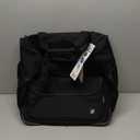 J World New York Donna Rolling Tote Bag on Wheels. Laptop Carry-On, Black (Measures 15 X 17 X 8.3 inches, Holds over 35 litres)