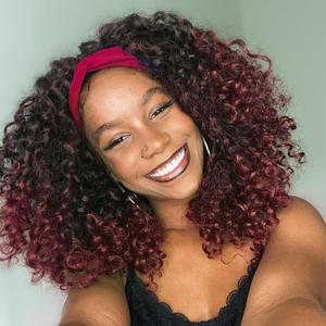 Aisaide Kinky Curly Headband Wig 12 Inch Grey Deep Curly Headband Wigs for Women Short Glueless No Lace Deep Curly Half Hair Wig Dark Silver Grey