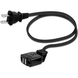 09982 Presto Deep Fryer Magnetic Power Cord, Replacement Part Black for FryDaddy and Granpappy Electric Fryers