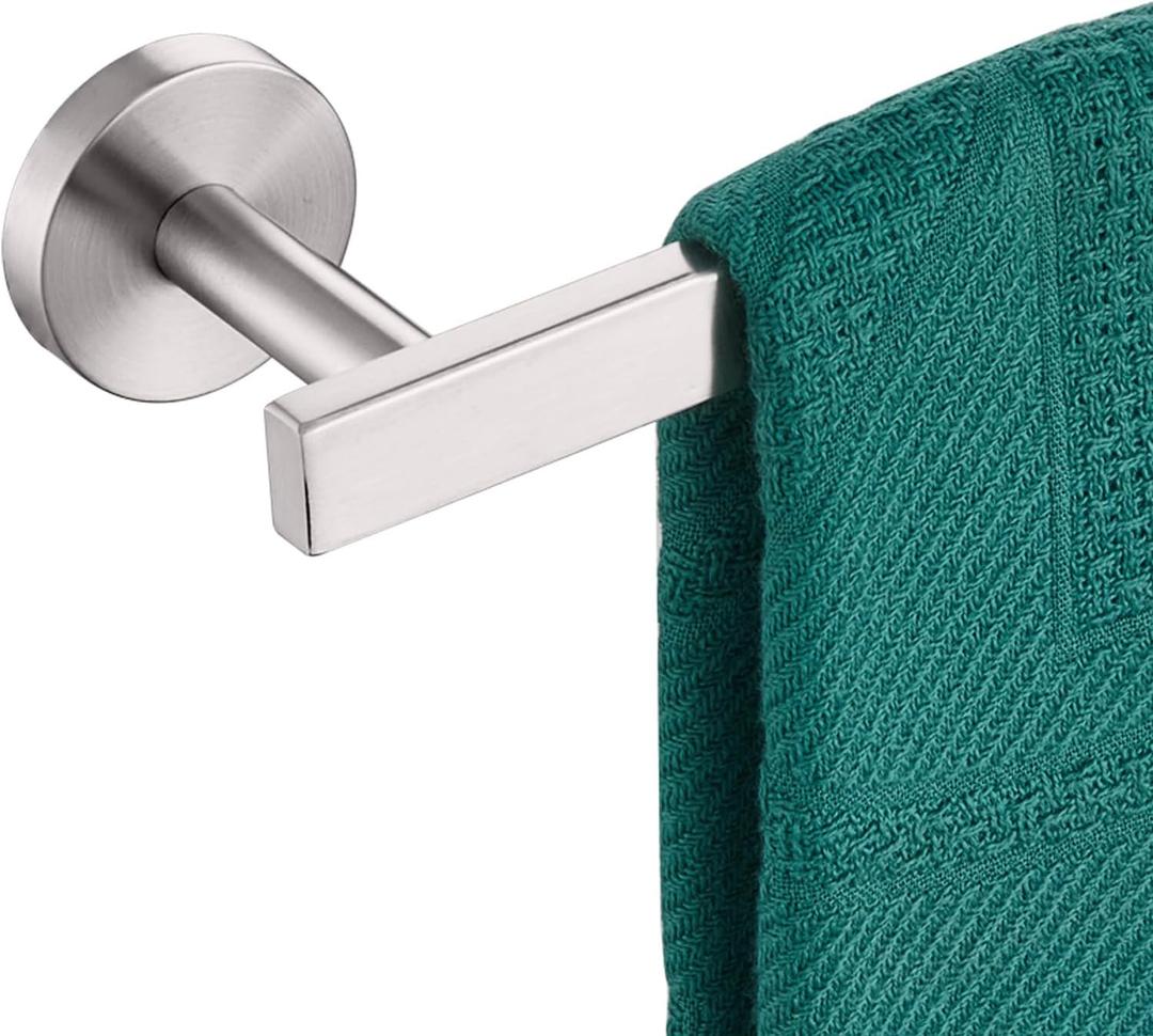 20 Inch Bathroom Towel Bar Bath Towel Rack Kitchen Towel Holder Towel Shelf Wall Mounted SUS304 Stainless Steel 2 Pack Matte Black AN4001MB-L20-P2