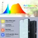 Tabletop Grow Lights for Indoor Plants 25 Watt, Bright Natural Sunlight Full Spectrum Plant Growing Lamps for Houseplants & Bonsai, 4/8/12/16/20H Timer Plant Light Auto On/Off Everyday