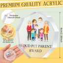 30 Pcs Funny Trophy Awards Gifts Bulk Employee Appreciation Week Gift Mini Acrylic Reward Teacher Nurse Coworker Team Small Clear Acrylic Medallions for Office