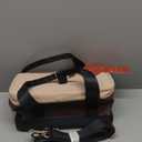 LOVEVOOK Insulated Lunch Bag for Women - Cute Lunch Box Cooler for Work, Picnic, and Beach, Coffee-khaki-black