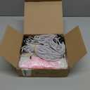 Moinchore 30 Pcs Wildflower Paper Gift Bags Bulk 5.5 x 4.7 x 2.5 in Mini Floral Favor Bags with Handles Bow Ribbon Wrap for Spring Summer Birthday Wedding Home Bridal Shower Garden Supplies