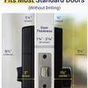 LOCKSTAR Smart Door Lock Keyless Entry Deadbolt Door Lock Multiple Entry Methods APP Fingerprint Touch ID Keypad Code Card FOB Traditional Key Smart Home Devices