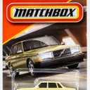 Matchbox 1986 Volvo 240 [Yellow] 122/125, 1:64 Scale Diecast Toy Vehicle