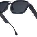 Smart Glasses for Women & Men, Sunglasses with Bluetooth Speaker, UV400 Protection, Wireless Music & Calls, Lightweight Frame, Touch Control Compatible with iOS/Android (MH007-B)