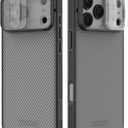 Nillkin Camshield Case for iPhone 17 Pro Max Case, [Built-in Dual Camera Cover][Slim Profile] [Military Grade Drop Protection] Shockproof Bumper Phone Case 6.9 inch 2025 Clear Black