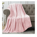 Utopia Bedding Fleece Blanket Throw Size Pink 300GSM Luxury Anti-Static Fuzzy Soft Microfiber Blanket for Couch, Sofa and Bed (60x50 Inch)