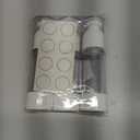 TUZAZO 3 Pack 1.7 OZ/50 ML Airless Pump Bottles, Clear Plastic Travel Size Pump Bottles, Refillable Vacuum Cosmetic Containers Lotion Dispenser for Foundation, Cream, Shampoo