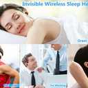 Wireless Sleep Earbuds, Comfortable Invisible Mini Sleeping Headphones for Side Sleepers, Noise Cancelling IPX4 Waterproof Bluetooth 5.3 Earphones for Sleeping Running Workouts (Black)