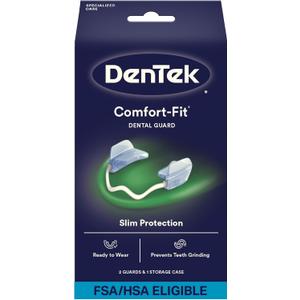 DenTek Comfort-Fit Dental Guard For Nighttime Teeth Grinding, Comfort-Fit Guard, 2 count(Pack of 1)