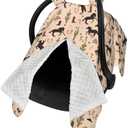 Mcewoel Western Baby Car Seat Canopy Cover, Nursing Cover for Newborn, Western Baby Stuff Stroller Cover for All Seasons