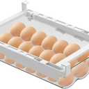 Egg Holder For RefrigeratorMini Fridge Drawer Organizer Egg Storage Bin Clear Egg Tray Clear Plastic Storage Container