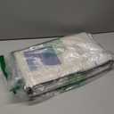 INOVADAY 100% Blackout Curtains 90 Inches Length 2 Panels Set, Back Tab/Rod Pocket Linen Black Out Curtains for Bedroom, Thermal Insulated Window Drapes - Cream, W50 X L90