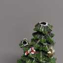 Lighted Christmas Tree Gnome Decoration -11 Inch Resin Xmas Gnomes Figurine Light Up for Holiday Winter Indoor Home Table Decor