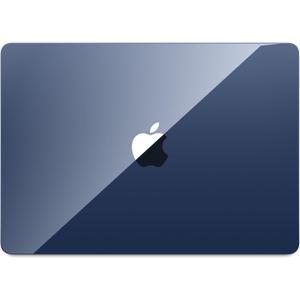 Macaset for MacBook Air 15 inch Case | M5 M4 M3 M2 2026-2023 | Stunning Crystal Midnight | 1mm Ultra-Thin Armor | Protective Hard Shell Cover | Laptop A3448 A3241 A3114 A2941 | Midnight