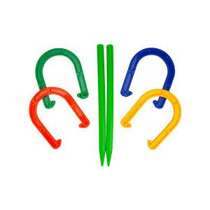 Rubber Horseshoe Set - Perfect for Tailgating, Camping, Beach Days, and Backyard Fun - Suitable for Indoor and Outdoor Use 