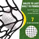 Golf Net, 10x7FT with Golf Practice Mat, Hitting Aid Net with Multi Targets Training for Backyard Driving Chipping Indoor Outdoor Use, 7-Ply Anti-Tear Netting & Carry Bag, Gifts for Men Dad Him Golfer