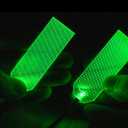 Decorations Acrylic led Light Helmet Lights Cosplay DIY kit RGB Superhero for Men Kids Gifts Green