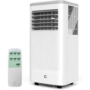 GarveeTech Portable Air Conditioner, 8000 BTU Air Conditioner for Bedroom with 3 in-1 Cooling AC Portable Air Conditioner for Room with Sleep Mode, Ventless Floor Air Conditioner, 3 Speeds Fan