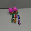 6 Pcs Prefilled Easter Eggs with Metal Dinosaur Car Toys Vehicles Set for Kids Girls Boys Easter Basket Stuffers Party Favors Easter Egg Fillers Hunt