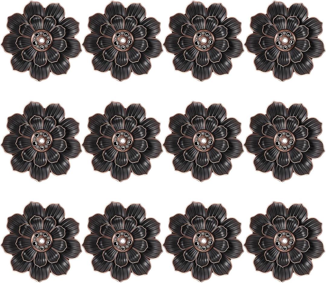 12-Pack Stick License Holder, Incent Holder for Sticks, Cone Incense Holders, Dual Use for Stick & Cones with Built-in Ash Tray, Zen Home Decor for Yoga, Meditation & Spa