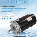 UST1102 1HP Pool Pump Motor, 56J Frame Swimming Pool Pump Motor, 115/230V