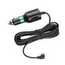 Dash Cam Charger Cable, GPS Navigator Charger, Mini USB Right Port, 12V Car & 24V Truck Power Adapter, Black, 3.5M