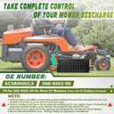 Mower Discharge Shield, ACS6000ULS / 088-6003-00, Advanced Chute System/Chute Blocker for Most ZT Mowers