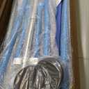 Jivifao Gymnastics Bar for Kids, Adjustable Height Gymnastic Horizontal Bars with Mat, Folding Gymnastic Training Monkey Bars, Junior Expandable Training Kip Bar for Home