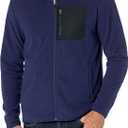 Men's Full-Zip Fleece Jacket (Big & Tall) Size M, M, XL (3Pack)