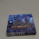 MEICOLY SFX Makeup Kit Scars Wax, Fake Blood Spray(2.1Oz) Halloween Special Effect Wound Modeling Skin Wax(1.67Oz) with Spatula, Black Stipple Sponge, Coagulated Blood Gel(1.06Oz),5ml Castor Sealer,02