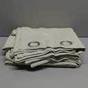 EXCLUSIVE HOME Sateen Twill Woven Room Darkening Blackout Grommet Top Curtain Panel Pair, 52"x84", Linen