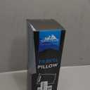 Travel Pillow Memory Foam Pillows, Camping Pillow-Compressible Medium Firm, Breathable Cover, Ideal Backpacking Hiking, Bed Pillows, Airplane and Car (Light Grey, M) (M-17.7*11.8in)