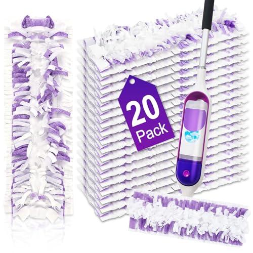 Disposable Power Mop Pads Refills Compatible with Swiffer Power Mop Pads Replacement for Swiffer Power Mop Refills Multi-Surface Power Mop Pads for Safe On All Finished Floors Cleaning,20 Pack
