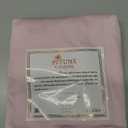 Pizuna Pure 100% Cotton Pillow Cases Queen Size Set of 2 Light Pink, Luxurious 400 Thread Count Long Staple Cotton Sateen with Stylish 4" Hem (Combed Light Pink Cotton Pillow Cases Queen)